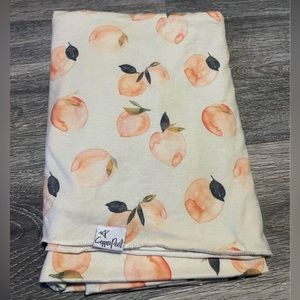 Copper Pearl Peach Receiving Blanket